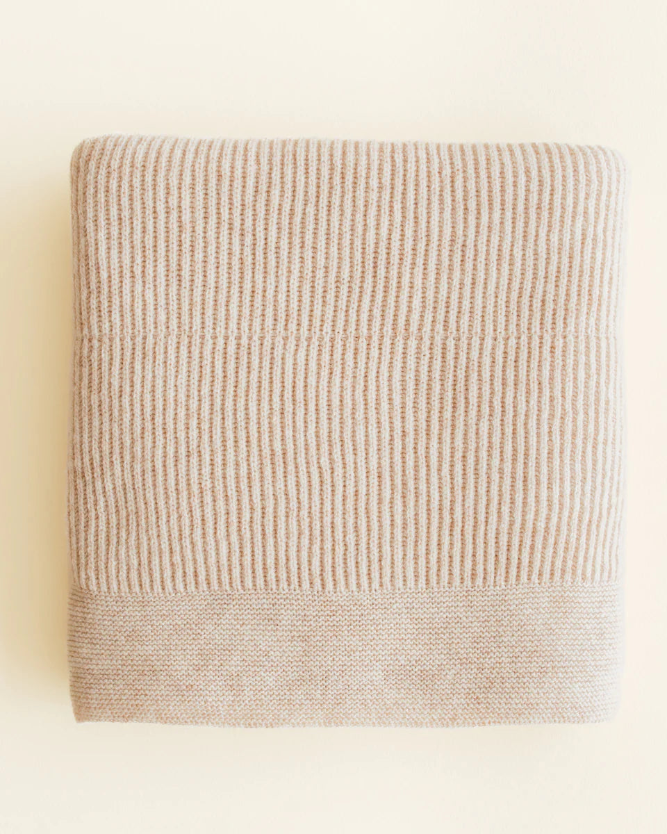 HVID ★ Blanket Gaston ★ 100x140 cm ★ Stone / Soft Beige