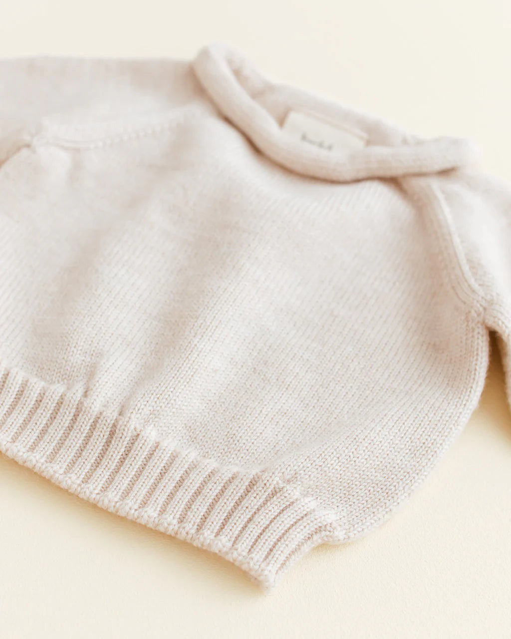 HVID ★ Sweater Georgette  ★ 6-9 mnd  ★ Cream / Sand