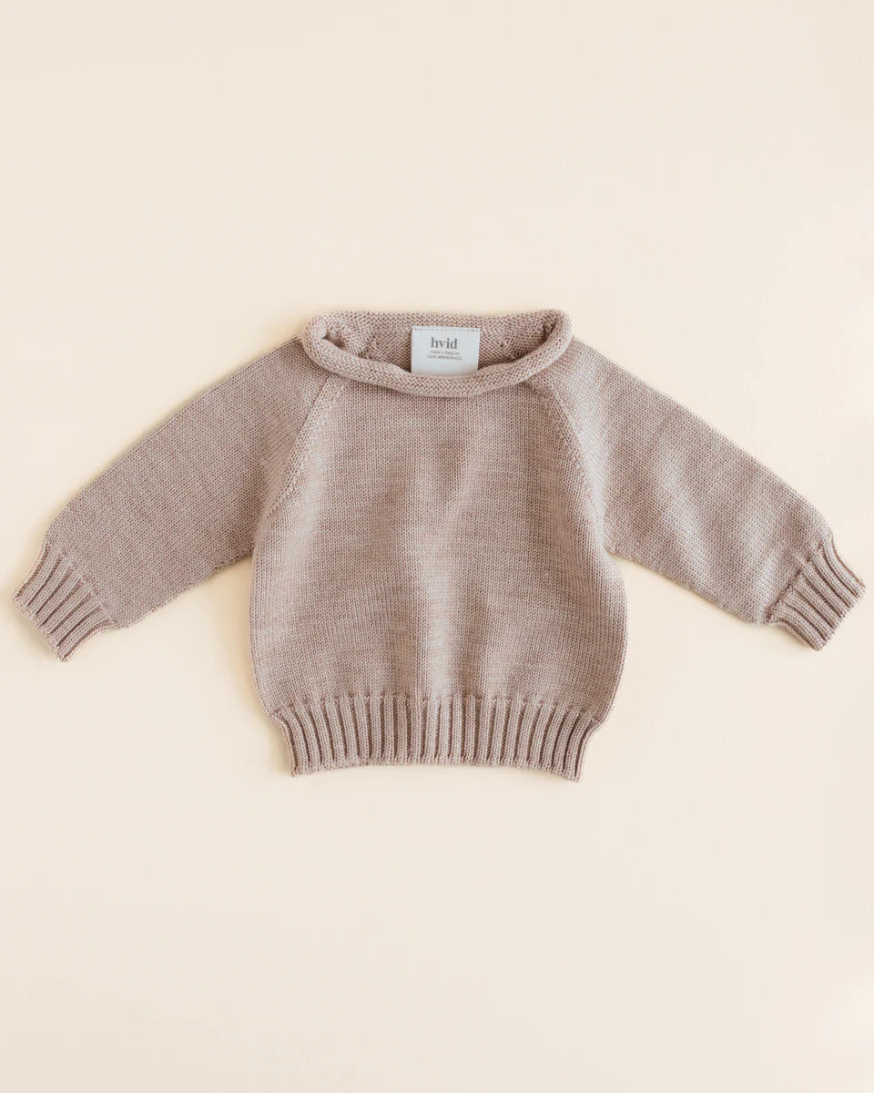 HVID ★ Sweater Georgette  ★ 6-9 mnd  ★ Cream / Sand