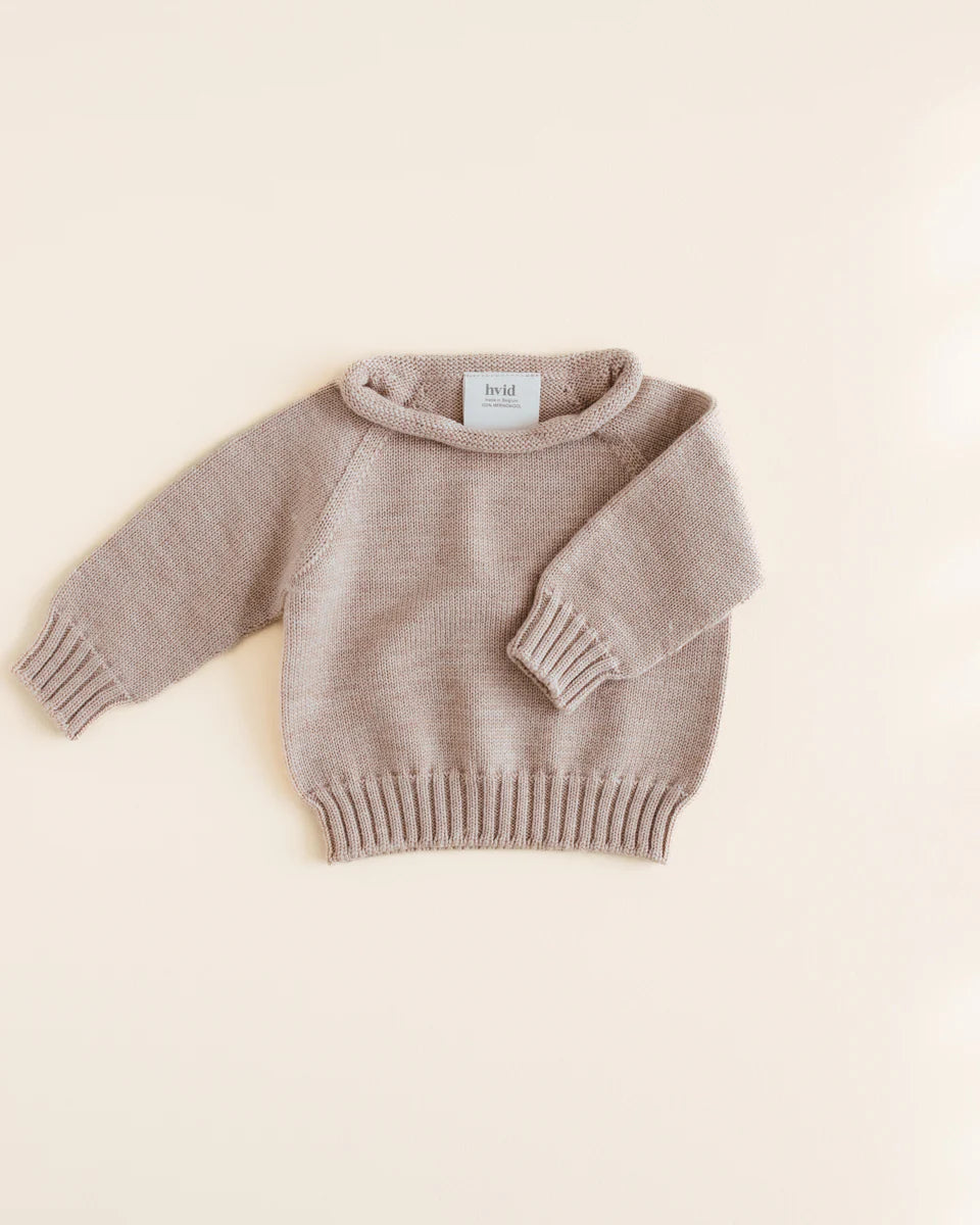 HVID ★ Sweater Georgette  ★ 6-9 mnd  ★ Cream / Sand