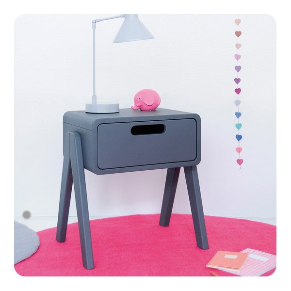 Laurette Deco ★ Chevet Petit Robot ★ Gris Souris